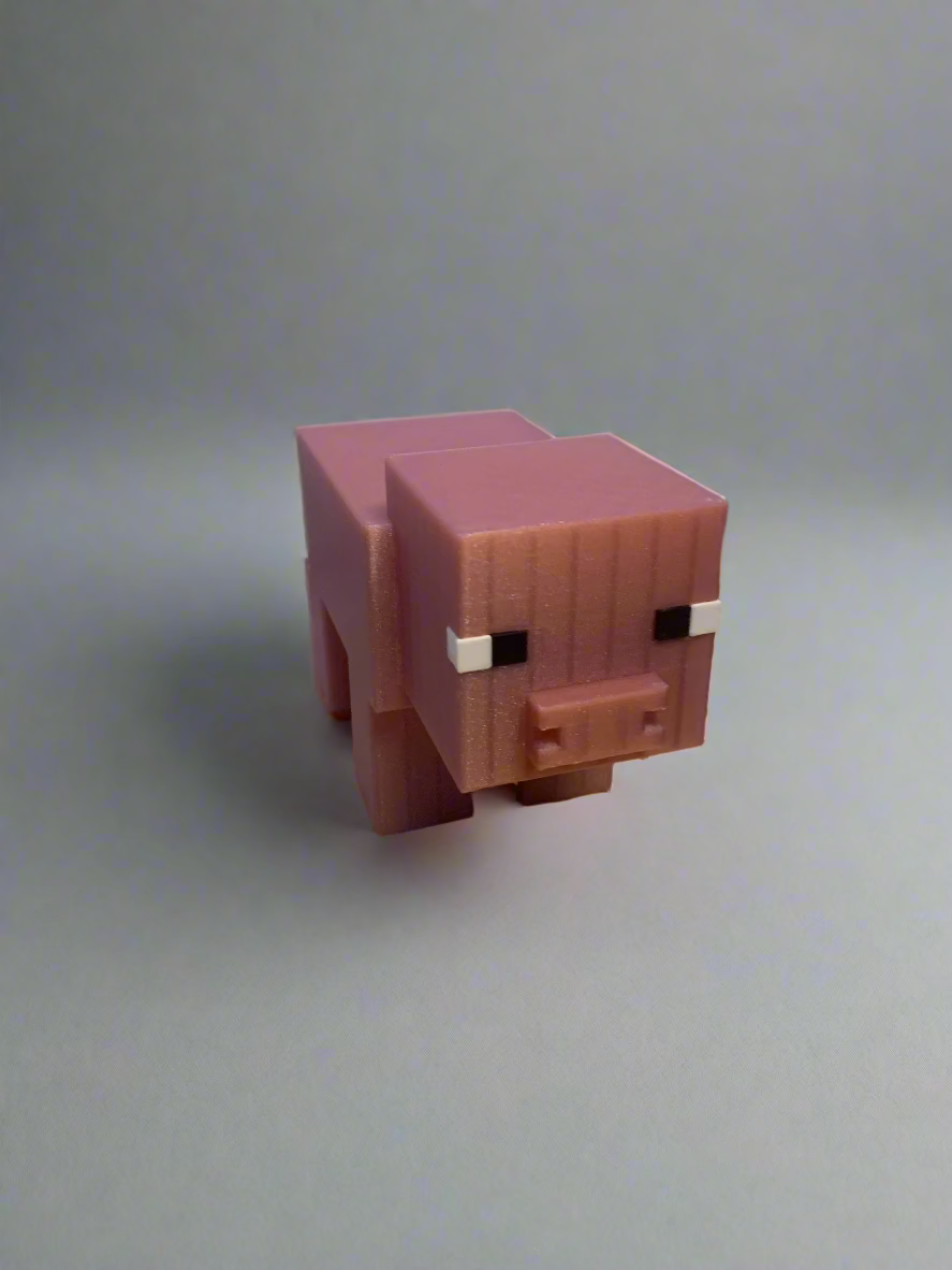 Minecraft 3D Printed Pig