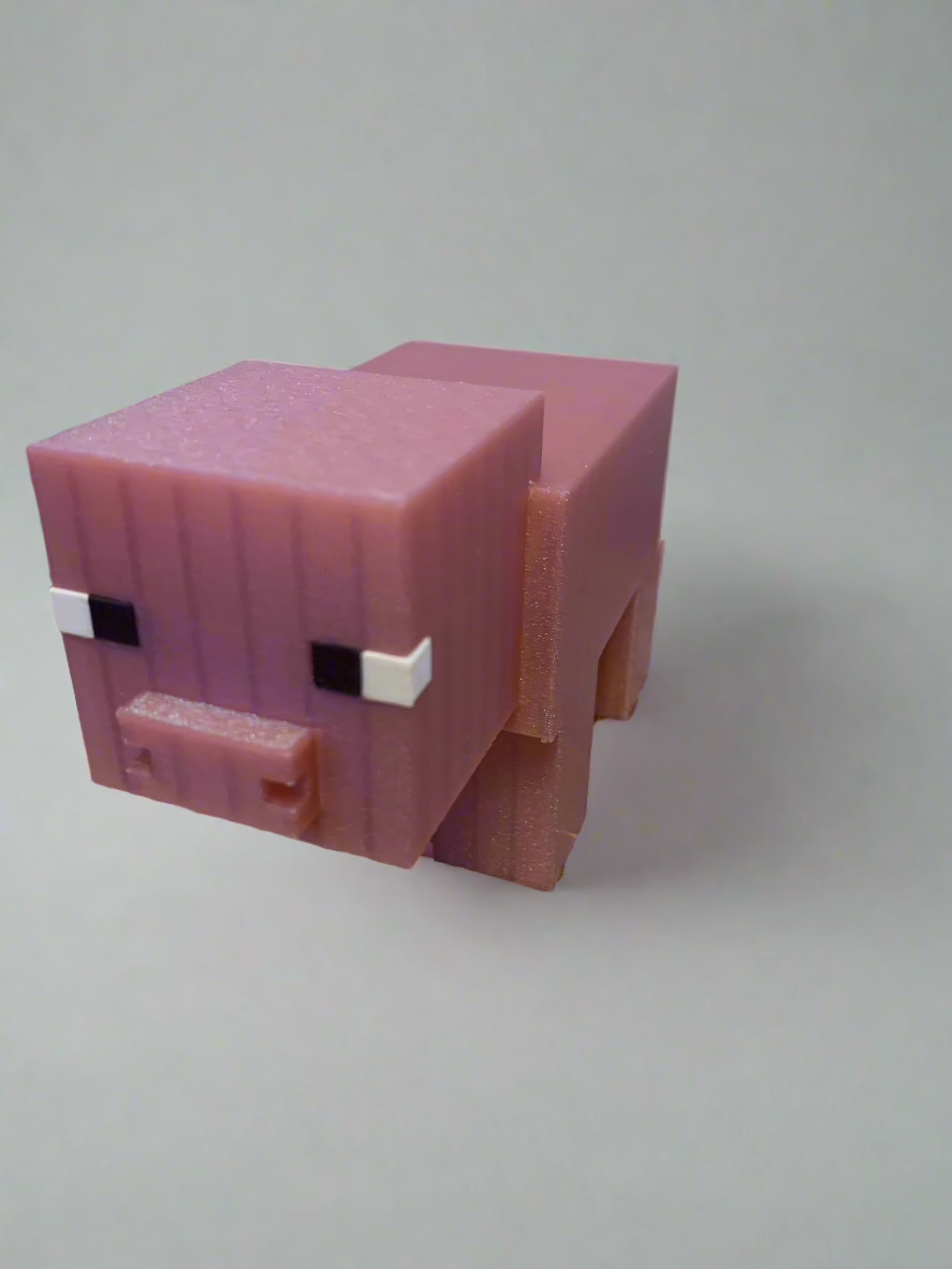 Minecraft 3D Printed Pig