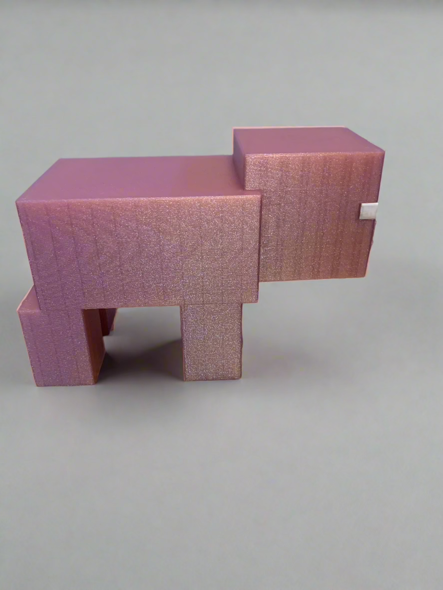 Minecraft 3D Printed Pig